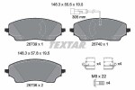 TEXTAR Piduriklotsi komplekt,  ketaspidur Q+ 2673901