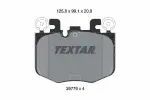 TEXTAR Piduriklotsi komplekt,  ketaspidur Q+ 2677601