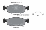 TEXTAR Piduriklotsi komplekt,  ketaspidur Q+ 2678601