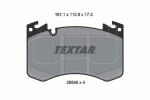 TEXTAR Комплект тормозных колодок,  дисковый тормоз 2685601