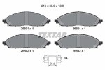 TEXTAR Piduriklotsi komplekt,  ketaspidur Q+ 2689101