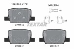 TEXTAR Piduriklotsi komplekt,  ketaspidur 2700801