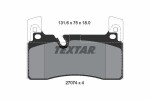 TEXTAR Piduriklotsi komplekt,  ketaspidur Q+ 2707401