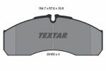 TEXTAR Piduriklotsi komplekt,  ketaspidur 2916002