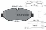 TEXTAR Piduriklotsi komplekt,  ketaspidur Q+ 2919202