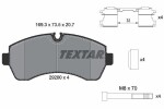TEXTAR Piduriklotsi komplekt,  ketaspidur Q+ 2920002