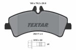 TEXTAR Piduriklotsi komplekt,  ketaspidur Q+ 2921702