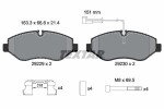 TEXTAR Piduriklotsi komplekt,  ketaspidur Q+ 2922902