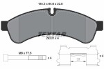 TEXTAR Piduriklotsi komplekt,  ketaspidur Q+ 2923101