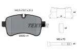 TEXTAR Комплект тормозных колодок,  дисковый тормоз Q+ 2923201