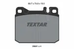 TEXTAR Piduriklotsi komplekt,  ketaspidur 2958105