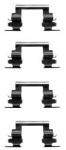 TEXTAR Lisakomplekt,  ketaspiduriklotsid 82507300