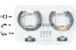 TEXTAR Piduriklotside komplekt Shoe Kit Pro 84044700