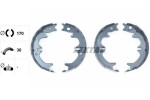TEXTAR Piduriklotside komplekt, seisupidur 91059400