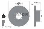 TEXTAR Тормозной диск 92171700