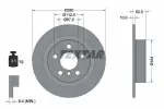 TEXTAR Тормозной диск PRO 92274603