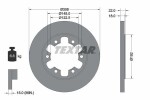 TEXTAR Тормозной диск PRO 92275803