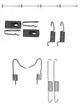 TEXTAR  Lisakomplekt, seisupiduriklotsid 97036900