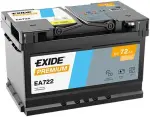Aku Exide Premium 72Ah 720A 278x175x175 -+ EA722