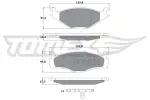 TOMEX Brakes Piduriklotsi komplekt,  ketaspidur TX 10-14