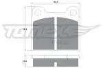 TOMEX Brakes Piduriklotsi komplekt,  ketaspidur TX 10-19