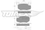 TOMEX Brakes Piduriklotsi komplekt,  ketaspidur TX 10-341