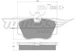 TOMEX Brakes Piduriklotsi komplekt,  ketaspidur TX 10-381