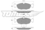 TOMEX Brakes Piduriklotsi komplekt,  ketaspidur TX 10-49