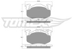 TOMEX Brakes Piduriklotsi komplekt,  ketaspidur TX 10-502