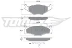 TOMEX Brakes Piduriklotsi komplekt,  ketaspidur TX 10-53