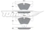 TOMEX Brakes Piduriklotsi komplekt,  ketaspidur TX 10-69