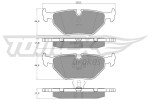 TOMEX Brakes Piduriklotsi komplekt,  ketaspidur TX 10-70