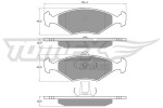 TOMEX Brakes Piduriklotsi komplekt,  ketaspidur TX 10-793