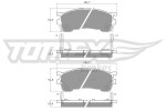 TOMEX Brakes Piduriklotsi komplekt,  ketaspidur TX 11-02