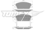TOMEX Brakes Piduriklotsi komplekt,  ketaspidur TX 11-05