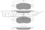 TOMEX Brakes Piduriklotsi komplekt,  ketaspidur TX 11-19
