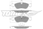 TOMEX Brakes Piduriklotsi komplekt,  ketaspidur TX 11-491