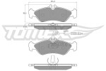 TOMEX Brakes Piduriklotsi komplekt,  ketaspidur TX 11-501