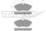 TOMEX Brakes Piduriklotsi komplekt,  ketaspidur TX 11-721
