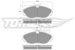 TOMEX Brakes Piduriklotsi komplekt,  ketaspidur TX 11-72