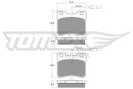TOMEX Brakes Piduriklotsi komplekt,  ketaspidur TX 11-97