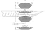 TOMEX Brakes Piduriklotsi komplekt,  ketaspidur TX 12-11
