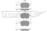 TOMEX Brakes Piduriklotsi komplekt,  ketaspidur TX 12-12