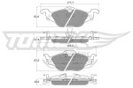 TOMEX Brakes Piduriklotsi komplekt,  ketaspidur TX 12-21
