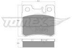 TOMEX Brakes Piduriklotsi komplekt,  ketaspidur TX 12-33