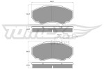 TOMEX Brakes Piduriklotsi komplekt,  ketaspidur TX 12-45