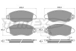 TOMEX Brakes Piduriklotsi komplekt,  ketaspidur TX 12-62