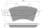 TOMEX Brakes Piduriklotsi komplekt,  ketaspidur TX 13-02