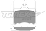 TOMEX Brakes Piduriklotsi komplekt,  ketaspidur TX 13-33