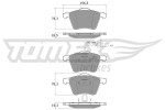 TOMEX Brakes Piduriklotsi komplekt,  ketaspidur TX 13-58